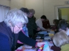 Making the Parish Lenten Shawl for Easter Altar 2013