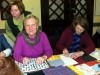 Making the Parish Lenten Shawl for Easter Altar 2013