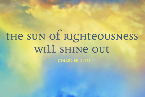 The sun of rightousness will win out